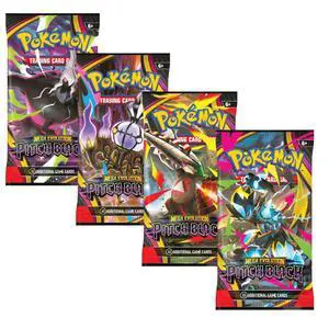Pokemon ME5 Mega Evolution Pitch Black Art Set | 4 Booster Packs (One of Each Artwork) Pokemon ME5 Mega Evolution Pitch Black Art Set | 4 Booster Packs (One of Each Artwork)