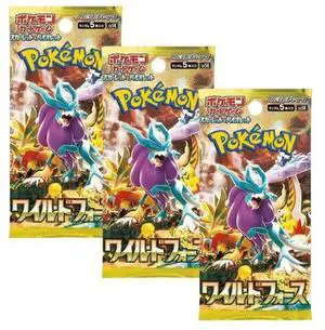 Pokemon SV5K Scarlet & Violet Wild Force Booster Pack | 3-Pack (Japanese Version) Pokemon SV5K Scarlet & Violet Wild Force Booster Pack | 3-Pack (Japanese Version)