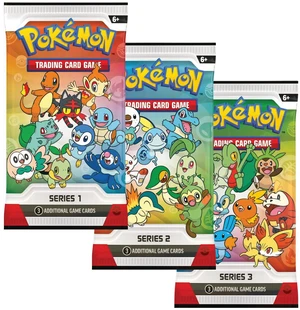 Pokemon First Partner Art Set | 3 Booster Packs (One of Each Series) Pokemon First Partner Art Set | 3 Booster Packs (One of Each Series)