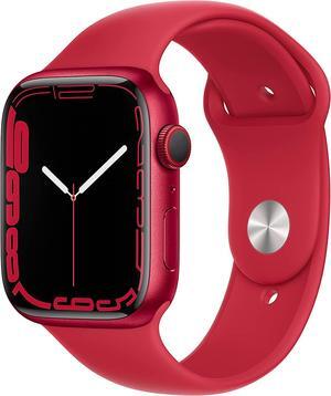Apple Watch Series 7 GPS + LTE w/ 45MM (PRODUCT)Red Aluminum Case RED Sport Band