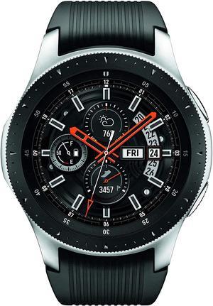 Samsung Galaxy Watch GPS+LTE w/ 46mm Silver Case & Black Rubber Band