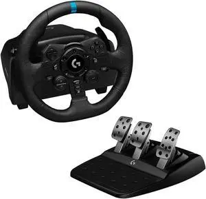 Logitech G923 Racing Wheel and Pedals for PS5, PS4 and PC - Black Logitech G923 Racing Wheel and Pedals for PS5, PS4 and PC - Black