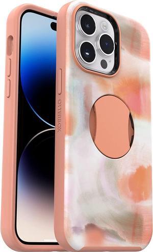 OtterBox OtterGrip SYMMETRY SERIES Case for iPhone 14 Pro - Peaches (Orange)