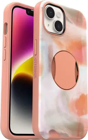 OtterBox OtterGrip SYMMETRY SERIES Case for iPhone 14 and iPhone 13 - Peaches