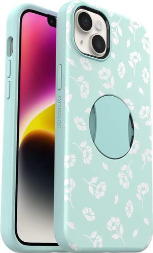 OtterBox OtterGrip SYMMETRY SERIES Case iPhone 14 Plus  Poppies By The Sea Blue
