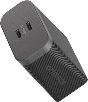 OtterBox Premium Pro USB-C Fast Wall Charger 60W Dual Port - Black