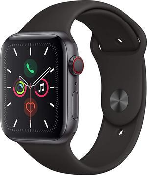 Apple Watch Series 5 GPS+LTE w/ 40MM Space Gray Aluminum Case & Black Sport Band