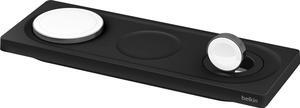 Belkin 3-in-1 Wireless Charging Pad with Official MagSafe Charging 15W, Black