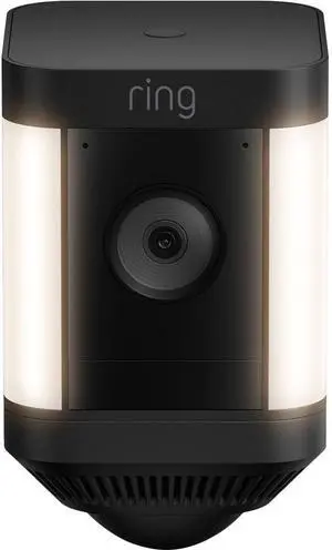 Ring Spotlight Cam Plus Wireless Battery Surveillance Camera - Black