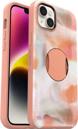 OtterBox OTTERGRIP SYMMETRY SERIES Case for iPhone 14 Plus - Peaches (Orange)