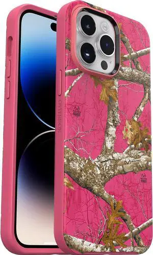 OtterBox SYMMETRY SERIES+ Case for iPhone 14 Pro Max - Realtree Flamingo Pink