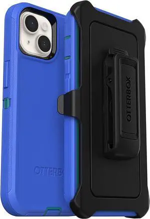 OtterBox DEFENDER SERIES Case for iPhone 14 Plus - Rain Check (Blue)
