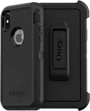 OtterBox DEFENDER SERIES Case & Holster for iPhone X / iPhone XS - Black