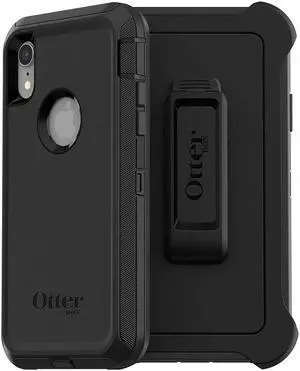 OtterBox DEFENDER SERIES Case & Holster for iPhone XR - Black