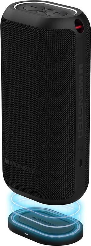 Monster DNA MAX Portable Bluetooth Speaker with Qi Wireless Charging - Black