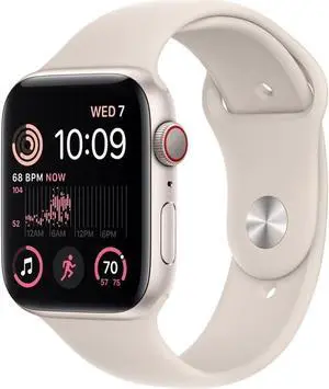 Apple Watch Series SE 2nd Gen GPS+LTE 40MM Starlight Aluminum Case & Sport Band