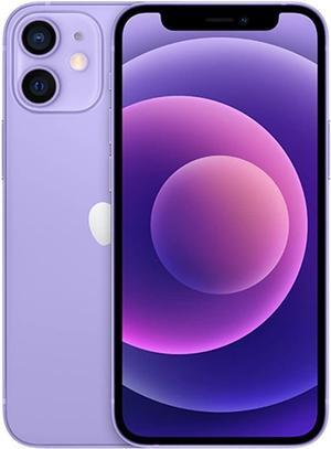 Apple iPhone 12 128GB, Refurbished Unlocked Cell Phone, Purple - Very Good Condition (Grade B)