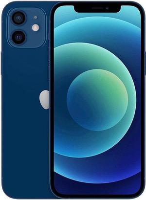 Apple iPhone 12 128GB, Refurbished Unlocked Cell Phone, Blue- Very Good Condition (Grade B)