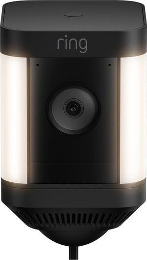 Ring Spotlight Cam Plus Outdoor/Indoor 1080p Plug-In Surveillance Camera - Black