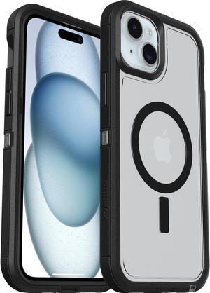 OtterBox DEFENDER SERIES XT Case for iPhone 14 Plus - Black Crystal(Clear/Black)