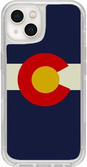OtterBox SYMMETRY SERIES Clear Case for Apple iPhone 13 - Colorado Flag