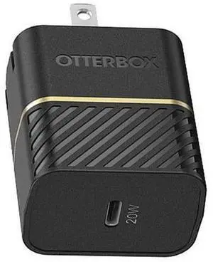 OtterBox USB-C Fast Charge Wall Charger 20W - Black Shimmer OtterBox USB-C Fast Charge Wall Charger 20W - Black Shimmer