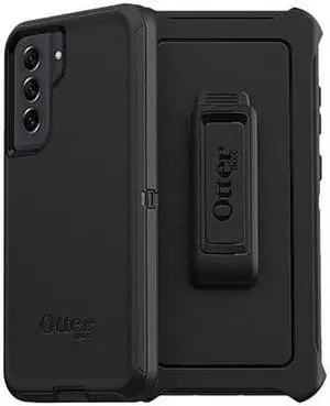OtterBox DEFENDER SERIES Case & Holster for Samsung Galaxy S21 FE 5G - Black
