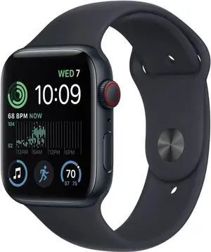 Apple Watch Series SE 2nd Gen (GPS) 40MM Midnight Aluminum Case Black Sport Band