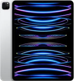 2022 Apple iPad Pro 6 12.9 12.9" Display 128GB Storage WiFi + Unlocked Cellular MP5Y3LL/A - Silver