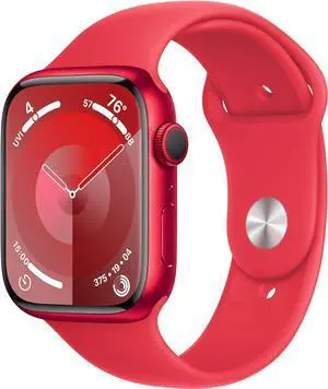 Apple Watch Series 9 (GPS) 41MM (PRODUCT)Red Aluminum Case Red Sport Band