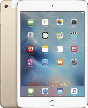 Apple iPad Mini 4th Gen, 7.9-inch, 32GB, WIFI + Unlocked All Carriers - Gold