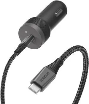 OtterBox Premium Pro 30W 2M/6.6FT USB-C to USB-C Car Kit - Nightshade