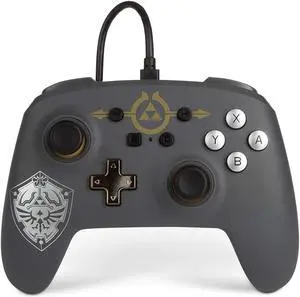 PowerA Enhanced Wired Controller for Nintendo Switch - Hylian Shield