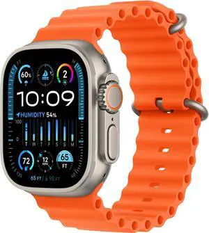 Apple Watch Ultra 2 (GPS + LTE) 49MM Titanium Case Orange Ocean Band