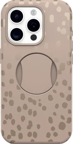 OtterBox OtterGrip SYMMETRY SERIES Case for iPhone 15 Pro - On The Spot (Brown)