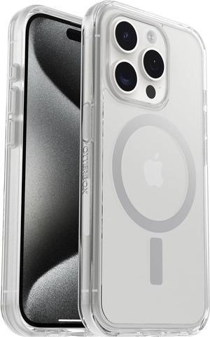 OtterBox SYMMETRY SERIES Clear Case for iPhone 15 Pro - Stardust (Clear Glitter)