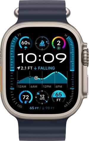 Apple Watch Ultra 2 (GPS + LTE) 49MM  Titanium Case Navy Ocean Band