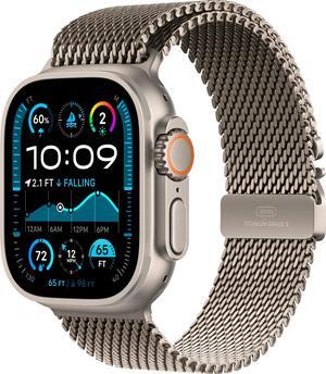 Apple Watch Ultra 2 (GPS + LTE) 49MM  Titanium Case Natural Titanium Milanese Loop