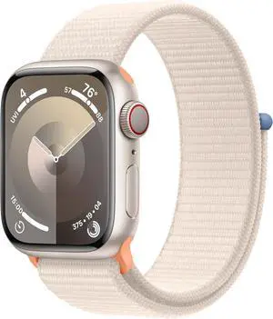 Apple Watch Series 9 (GPS+LTE) 41MM Starlight Aluminum Case Starlight Sport Loop