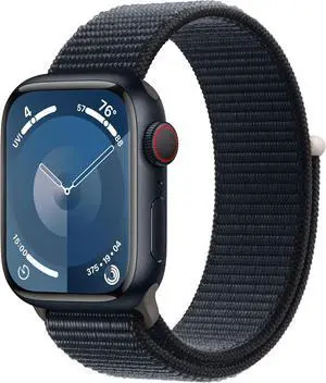 Apple Watch Series 9 (GPS + LTE) 41MM Midnight Aluminum Case Midnight Sport Loop