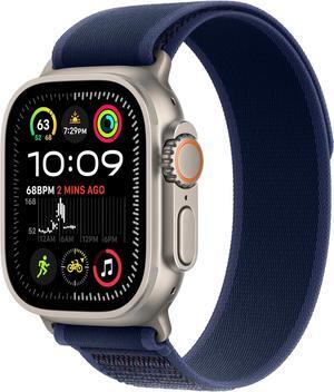 Apple Watch Ultra 2 (GPS + LTE) 49mm Natural Titanium Case Blue Trail Loop