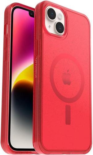 OtterBox SYMMETRY SERIES+ Clear Case for iPhone 14 Pro Max - Pinky Swear (Red)