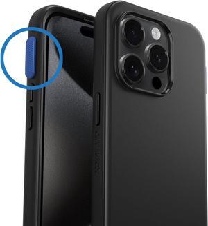 OtterBox SYMMETRY SERIES Case with Enhanced Action Button for iPhone 15 Pro - Black with Blue Button