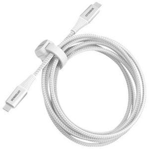 OtterBox Premium Pro USB-C to USB-C Fast Charge 2M/6.6FT Cable - Ghostly Past (White)