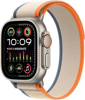 Apple Watch Ultra 2 (GPS + LTE) 49MM  Titanium Case Orange/Beige Trail Loop