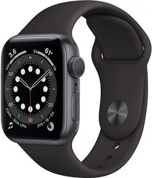 Apple Watch Series 4 (GPS) 44mm Space Gray Aluminum Case Black Sport Loop