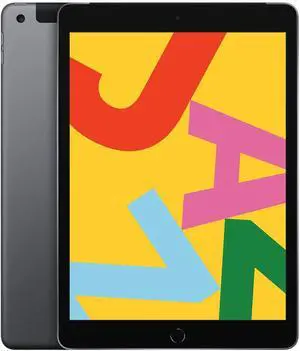 Apple iPad 7th Gen, 10.2-inch, 32GB, WIFI + Unlocked All Carriers - Space Gray