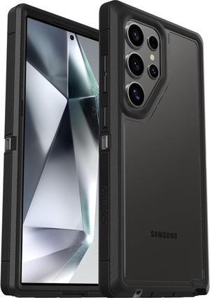 OtterBox DEFENDER SERIES XT Clear Case for Galaxy S24 Ultra - Dark Side (Clear / Black)