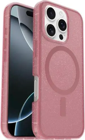 OtterBox SYMMETRY SERIES Clear Case for iPhone 16 Pro - Foxberry (Pink)