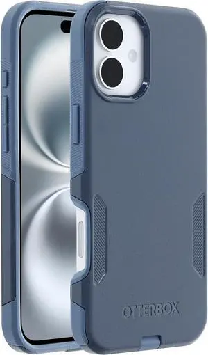 OtterBox COMMUTER SERIES Case for iPhone 16 Plus - Baby Blue Jeans (Blue)